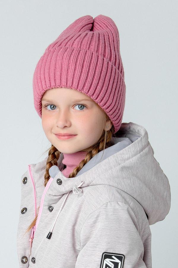 Теплая зимняя шапка с широким отворотом КВ 20333/ш