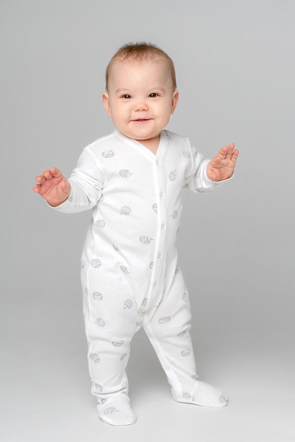 Комбинезон для новорожденных из мягкого, эластичного трикотажа К 6259