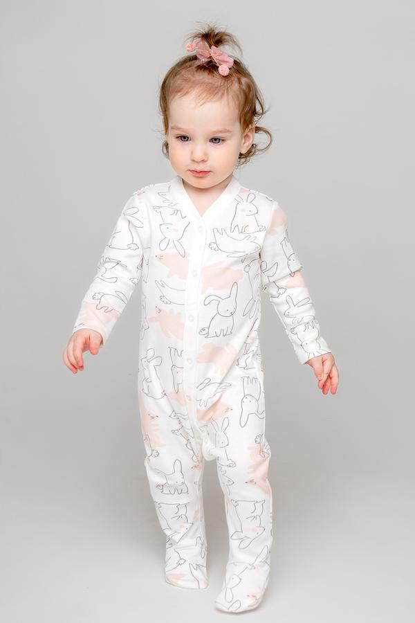 Комбинезон для новорожденных из мягкого трикотажа К 6025