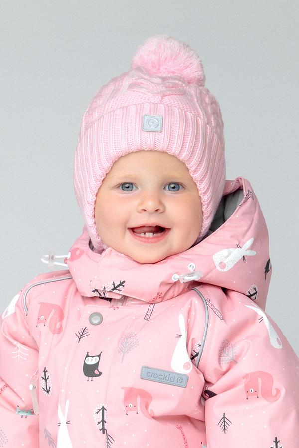 Теплая зимняя шапка с флисовым подкладом КВ 20317/ш