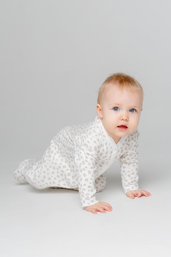 Комбинезон для новорожденных из мягкого, эластичного трикотажа К 6259