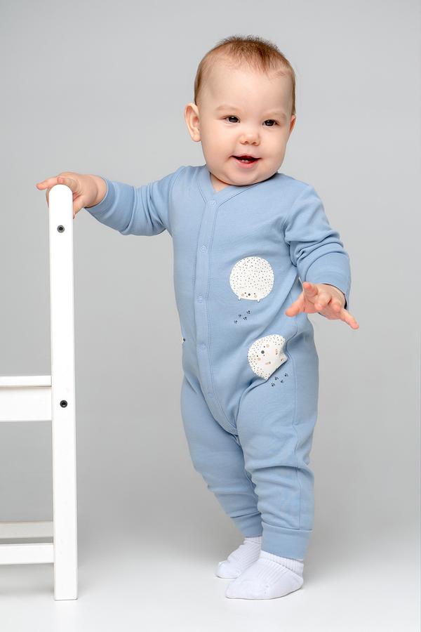 Комбинезон для новорождённых из мягкого трикотажа К 6455