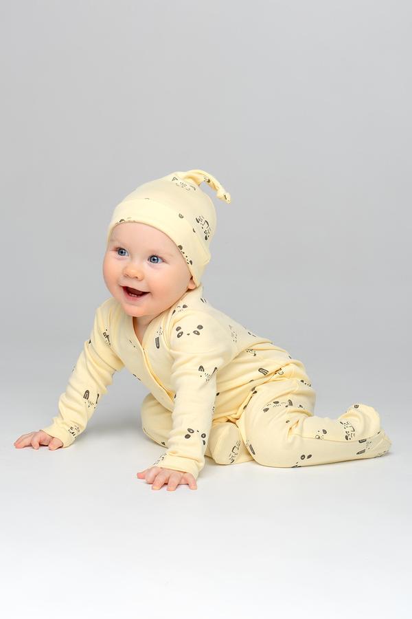 Комбинезон для новорожденных из мягкого, эластичного трикотажа К 6025