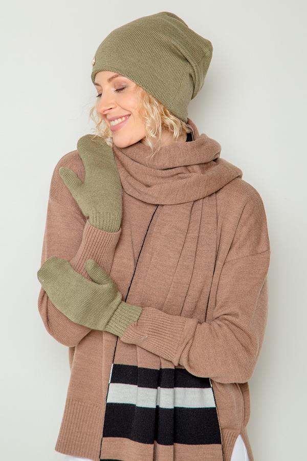 Шапка вязаная из итальянской пряжи ЕВ 20001/ш