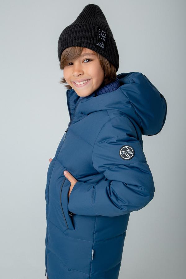 Пальто для мальчика с натуральным утеплителем ВК 34064/2 УЗГ